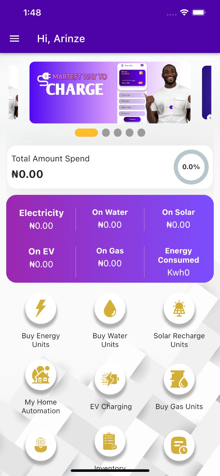 Transfer of money to other operators